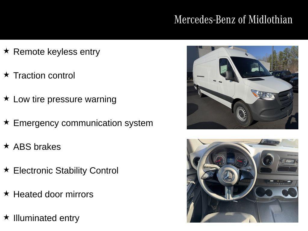 new 2025 Mercedes-Benz Sprinter 2500 car, priced at $65,675
