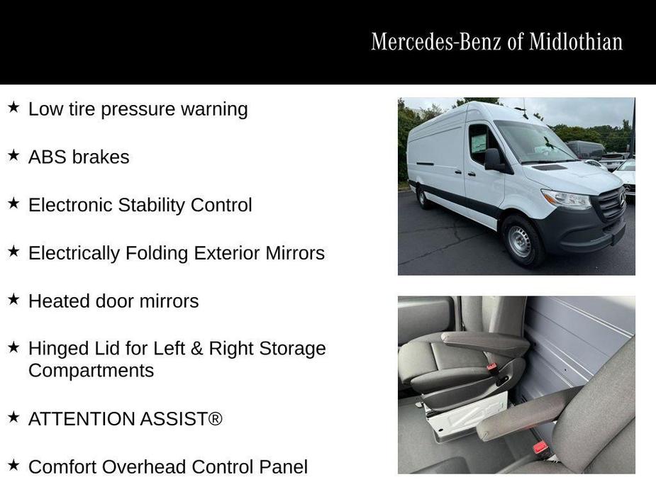 new 2024 Mercedes-Benz Sprinter 2500 car, priced at $65,662