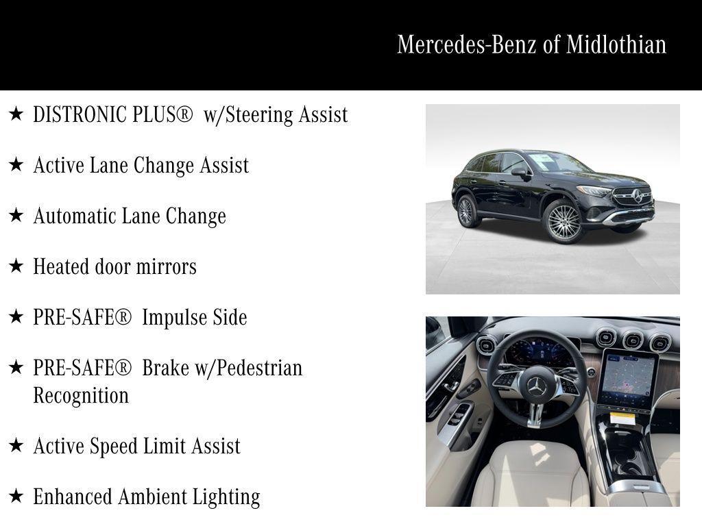new 2025 Mercedes-Benz GLC 300 car, priced at $59,765