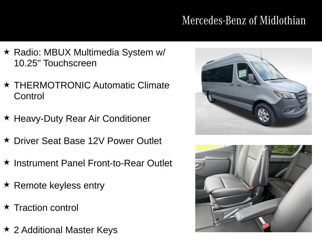 new 2025 Mercedes-Benz Sprinter 2500 car, priced at $82,670