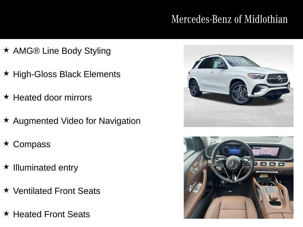 new 2026 Mercedes-Benz GLE 350 car, priced at $73,665