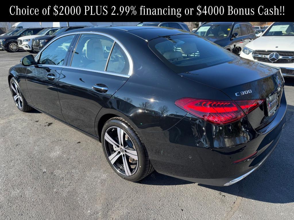 new 2025 Mercedes-Benz C-Class car, priced at $53,050