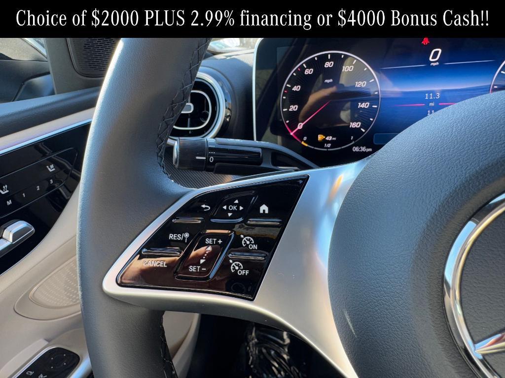 new 2025 Mercedes-Benz C-Class car, priced at $53,050