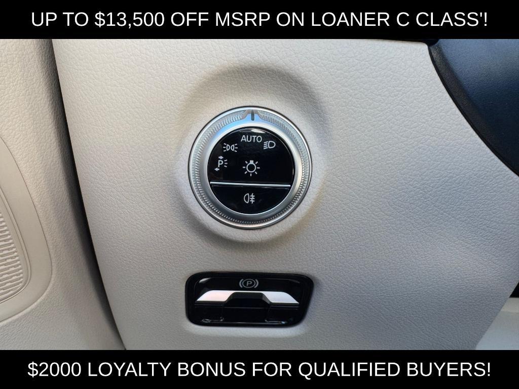 used 2025 Mercedes-Benz C-Class car, priced at $47,500