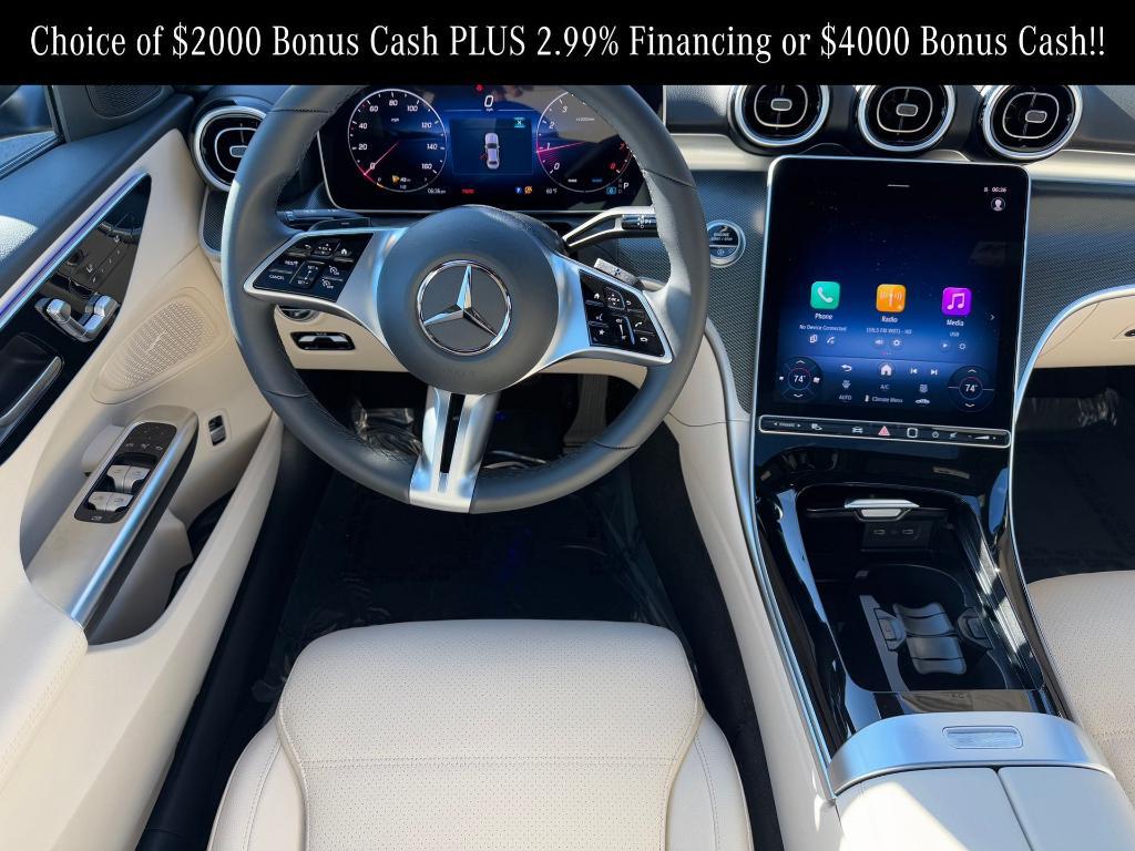 new 2025 Mercedes-Benz C-Class car, priced at $53,050
