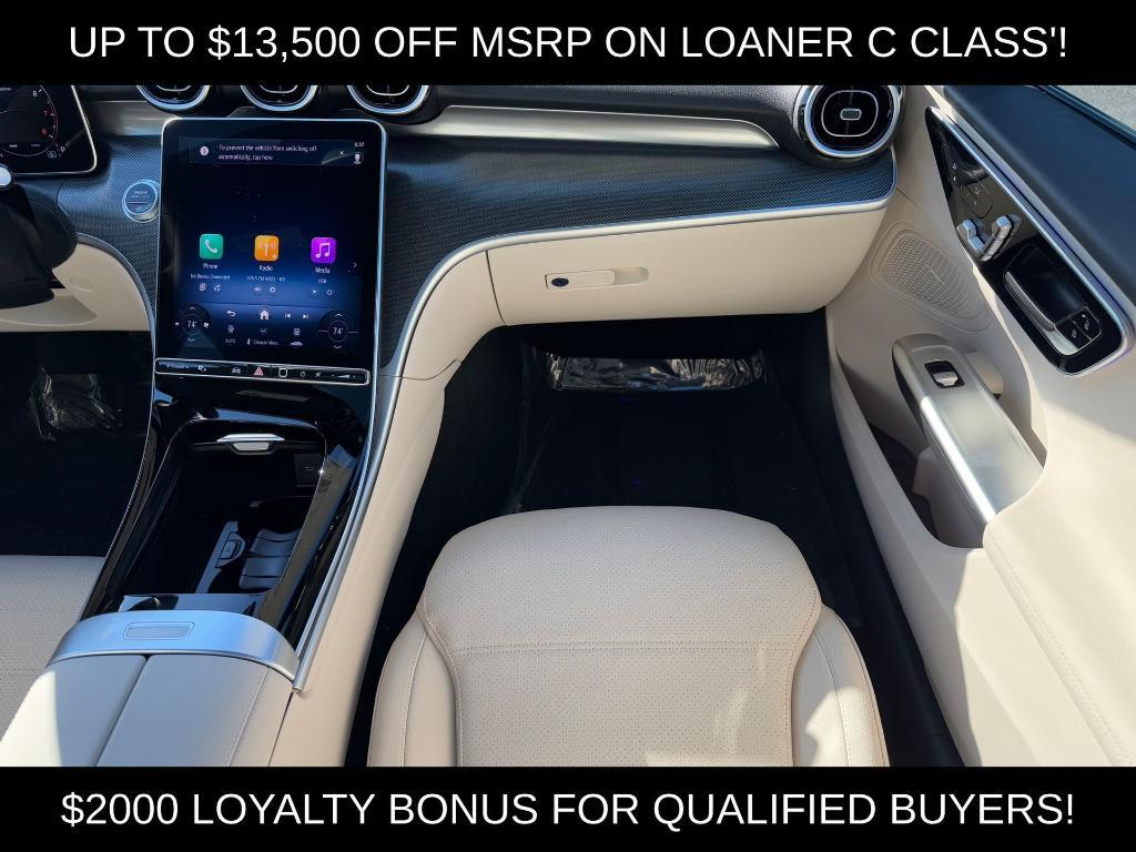 used 2025 Mercedes-Benz C-Class car, priced at $47,500