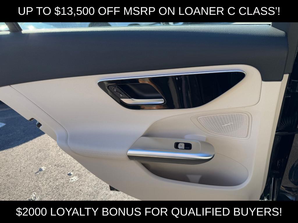 used 2025 Mercedes-Benz C-Class car, priced at $47,500