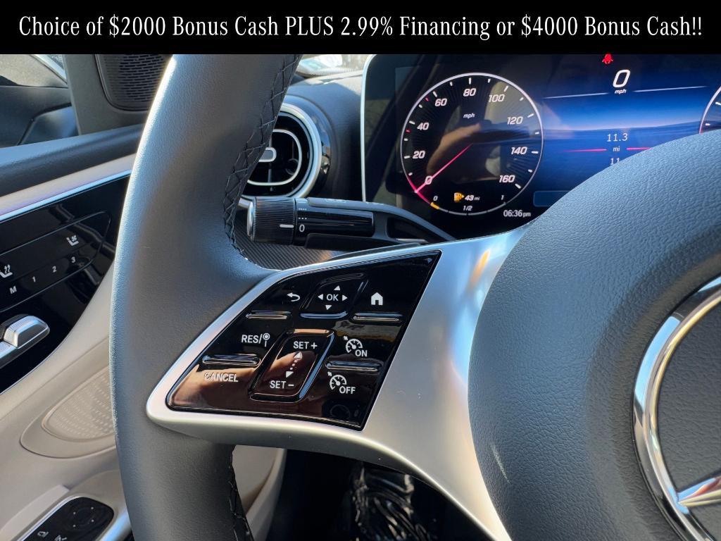 new 2025 Mercedes-Benz C-Class car, priced at $53,050