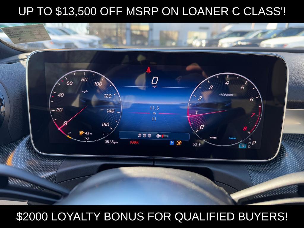 used 2025 Mercedes-Benz C-Class car, priced at $47,500