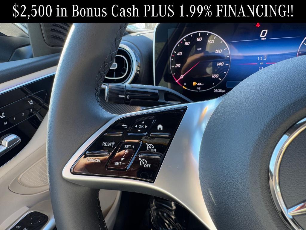 new 2025 Mercedes-Benz C-Class car, priced at $53,050