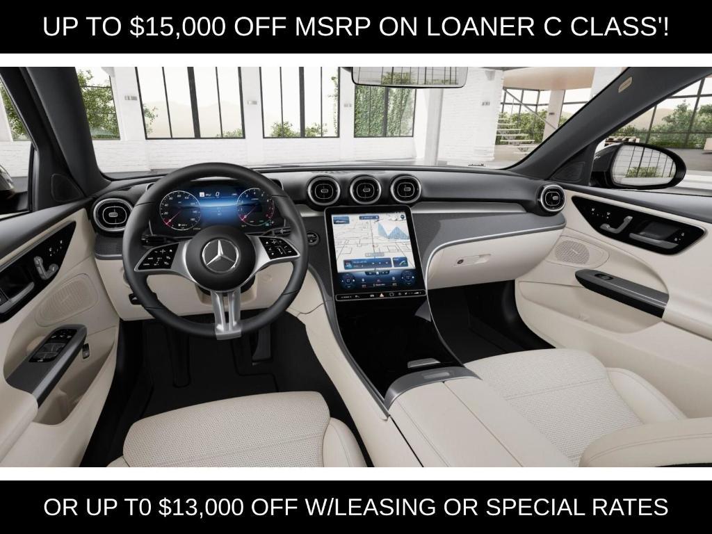 new 2025 Mercedes-Benz C-Class car, priced at $46,000