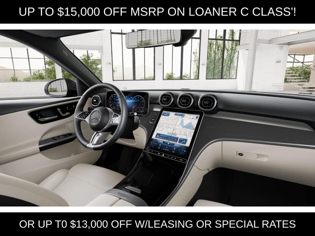 new 2025 Mercedes-Benz C-Class car, priced at $46,000
