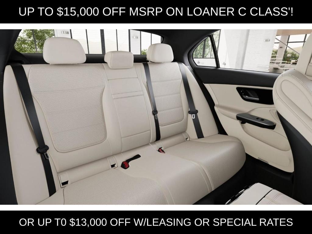 new 2025 Mercedes-Benz C-Class car, priced at $46,000
