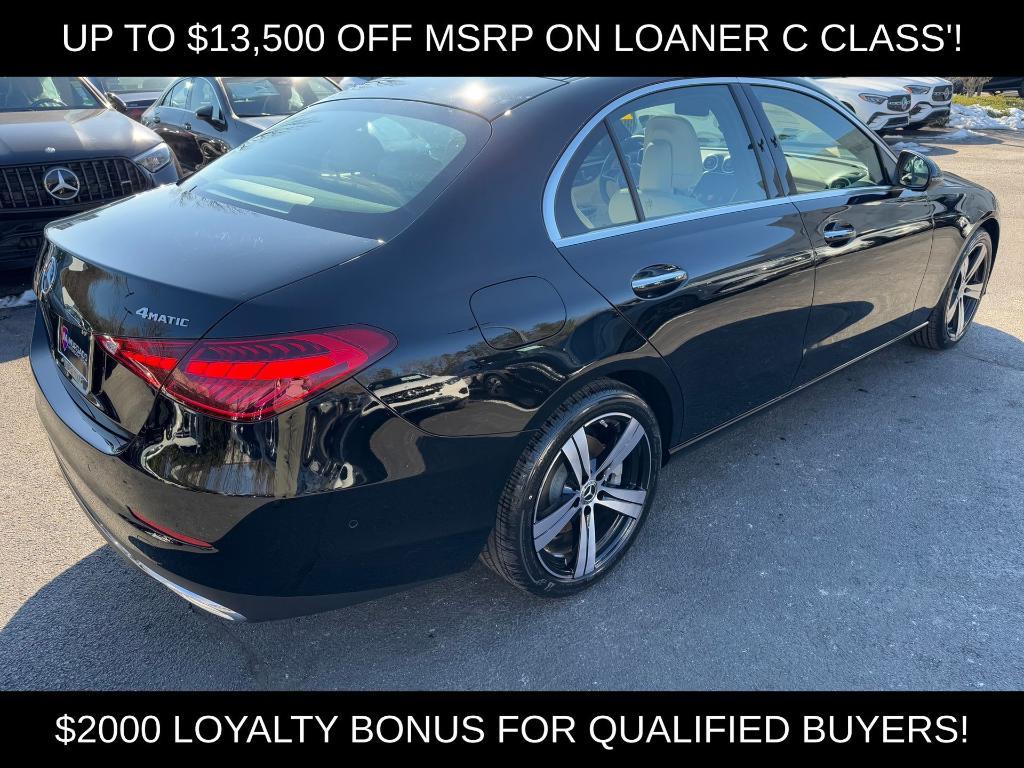used 2025 Mercedes-Benz C-Class car, priced at $47,500