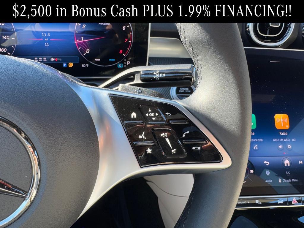 new 2025 Mercedes-Benz C-Class car, priced at $53,050