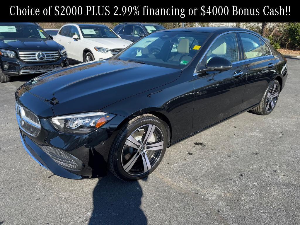 new 2025 Mercedes-Benz C-Class car, priced at $53,050