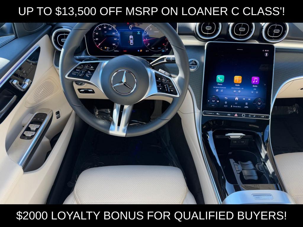 used 2025 Mercedes-Benz C-Class car, priced at $47,500