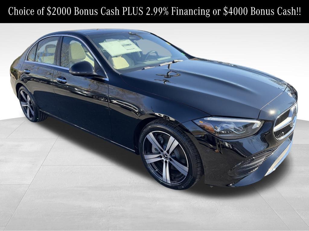new 2025 Mercedes-Benz C-Class car, priced at $53,050