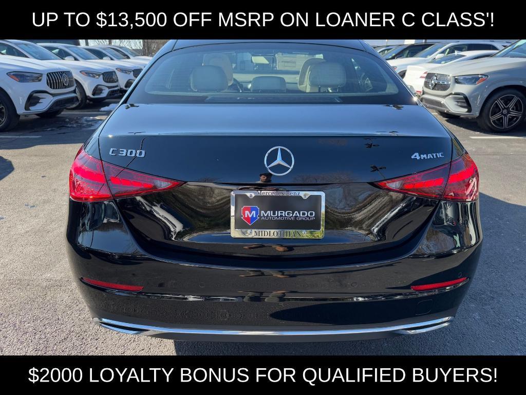 used 2025 Mercedes-Benz C-Class car, priced at $47,500