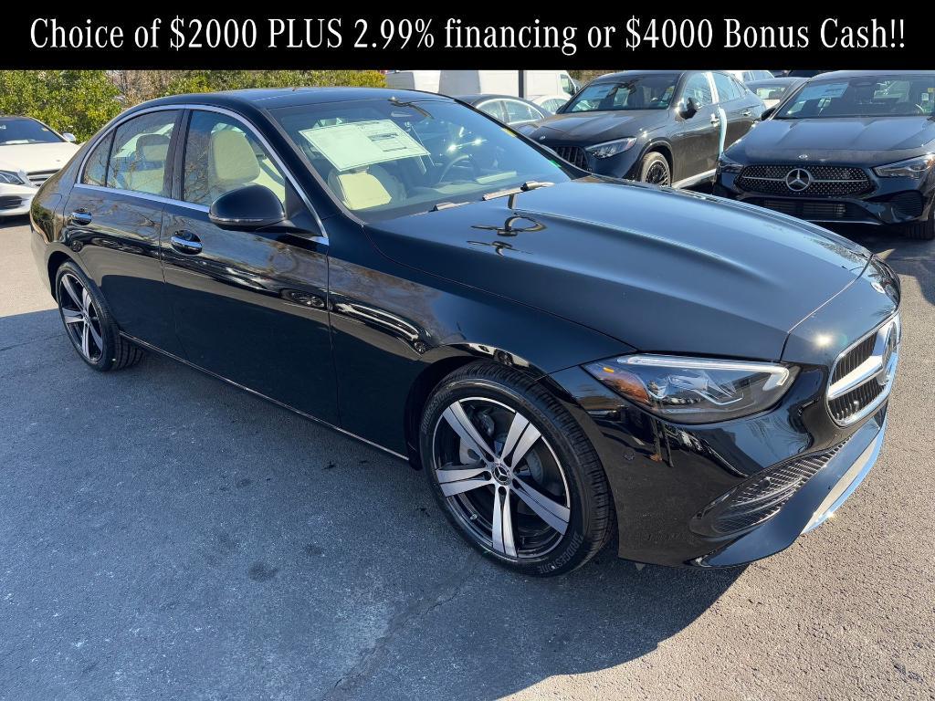 new 2025 Mercedes-Benz C-Class car, priced at $53,050