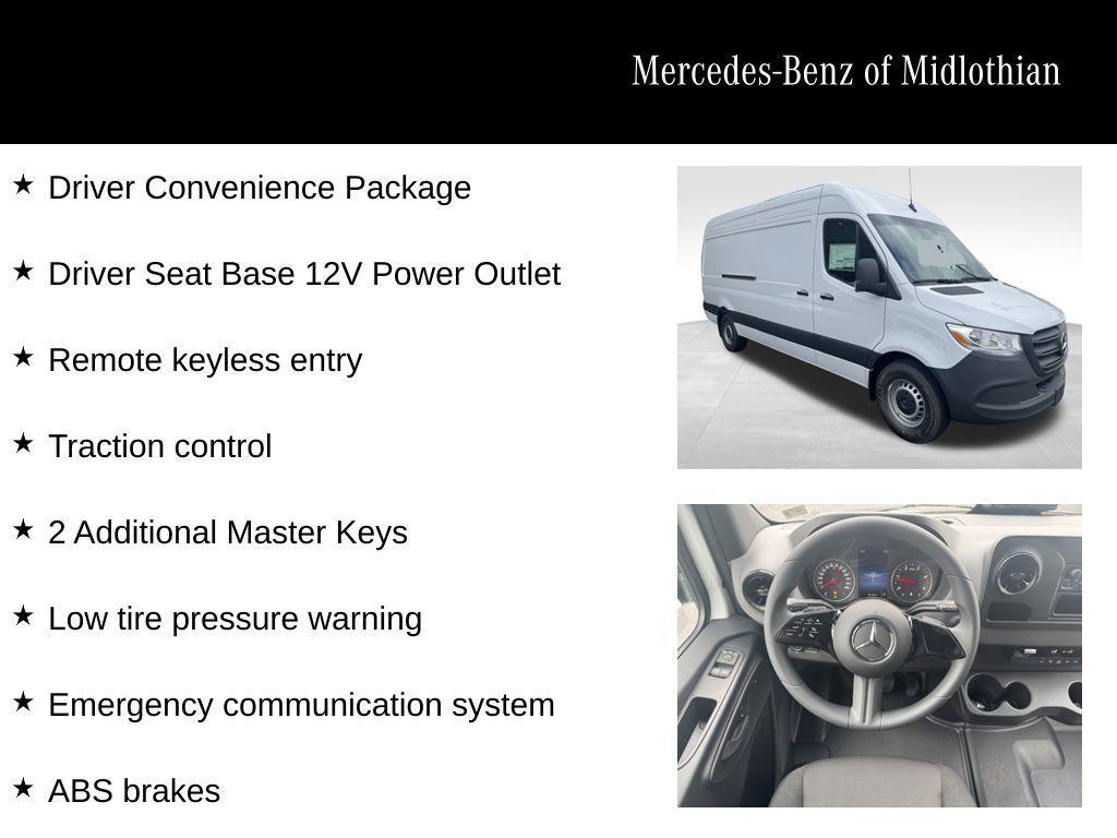 new 2025 Mercedes-Benz Sprinter 2500 car, priced at $61,601