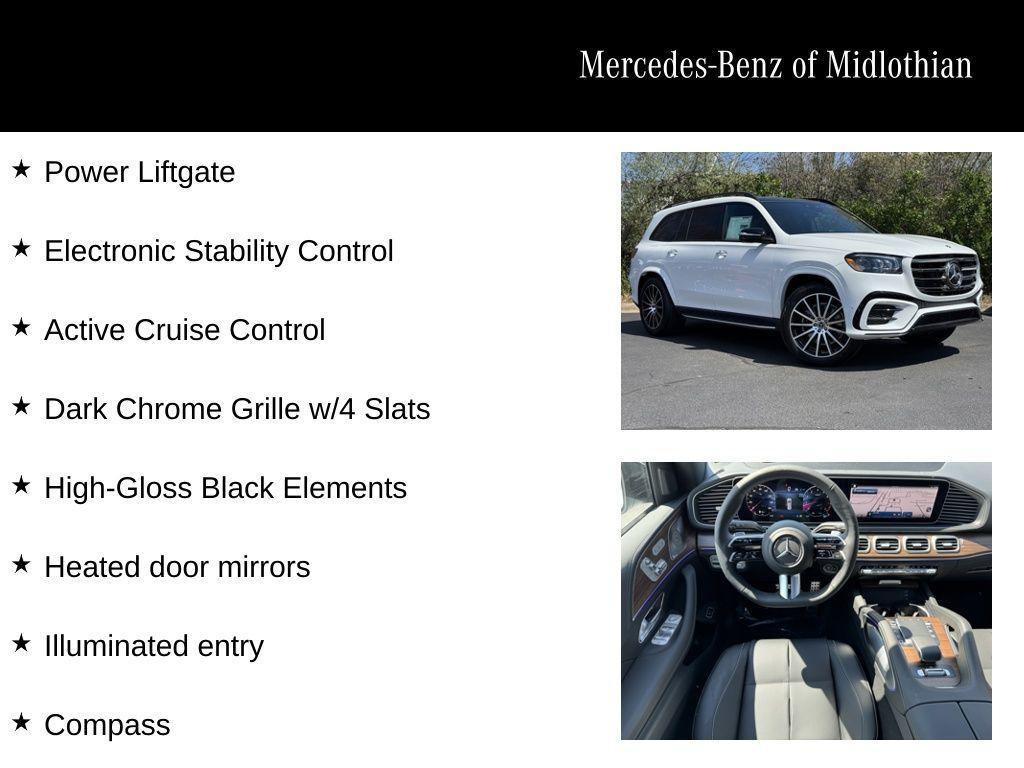 new 2025 Mercedes-Benz GLS 580 car, priced at $122,830