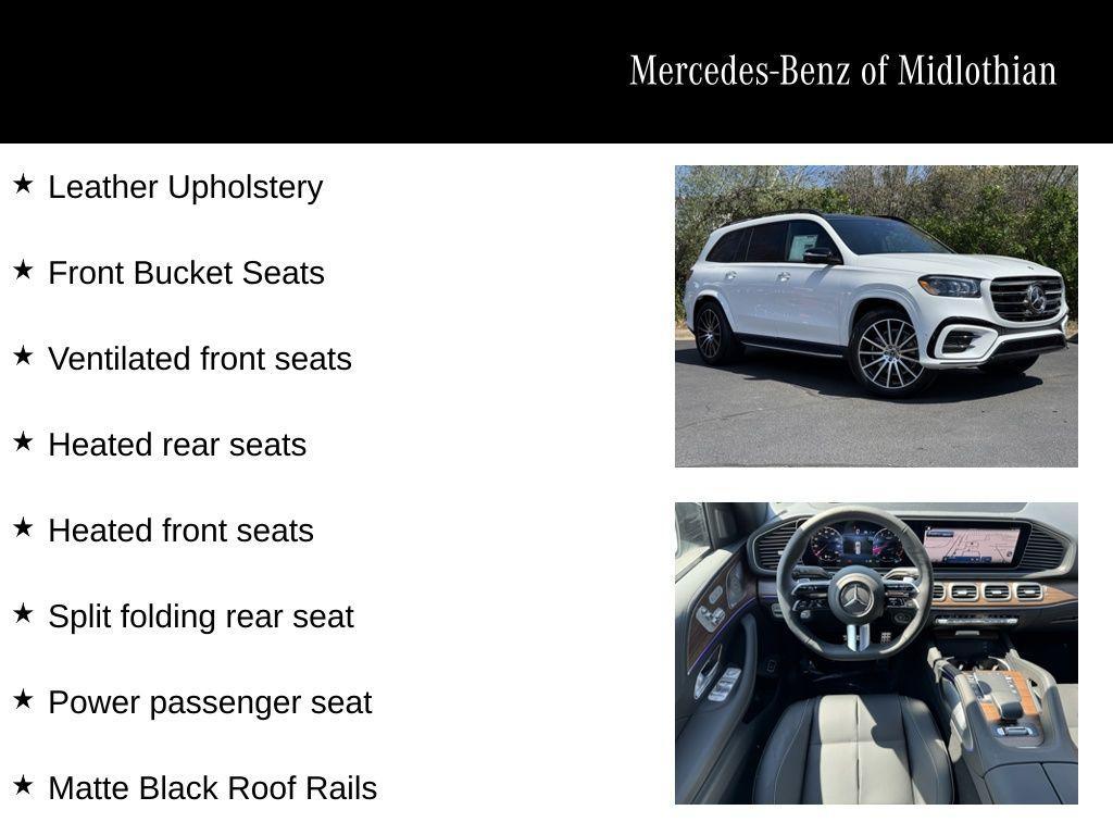 new 2025 Mercedes-Benz GLS 580 car, priced at $122,830
