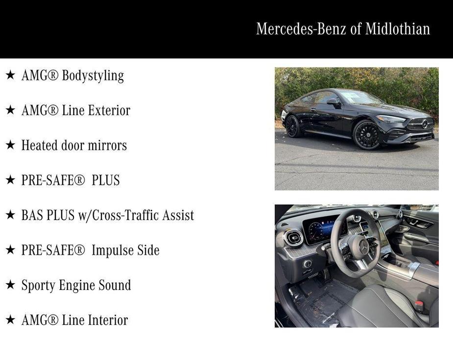 new 2025 Mercedes-Benz CLE 300 car, priced at $66,545