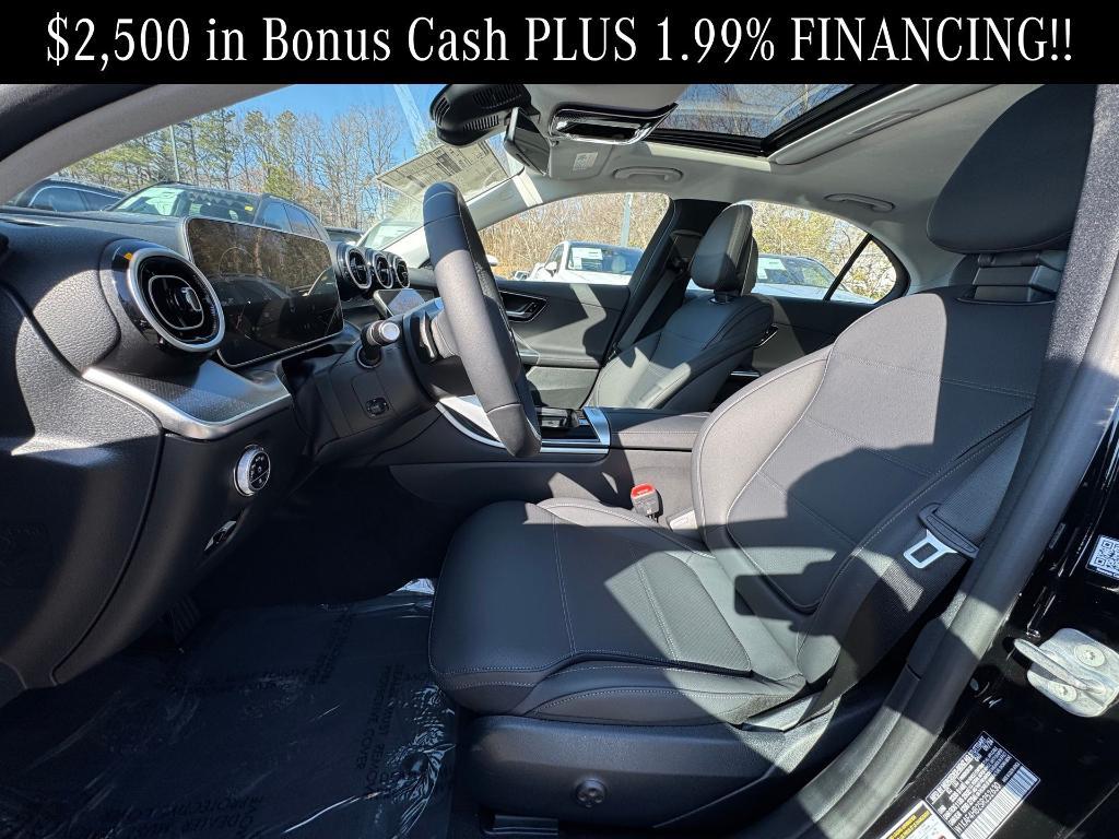 new 2025 Mercedes-Benz C-Class car, priced at $52,050