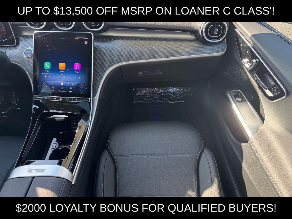 new 2025 Mercedes-Benz C-Class car, priced at $45,050
