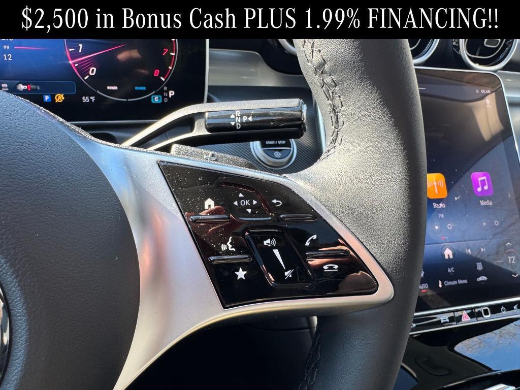 new 2025 Mercedes-Benz C-Class car, priced at $52,050