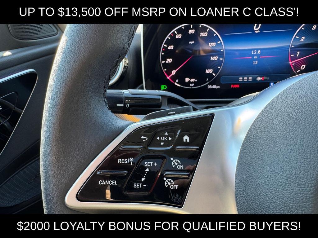 new 2025 Mercedes-Benz C-Class car, priced at $45,050