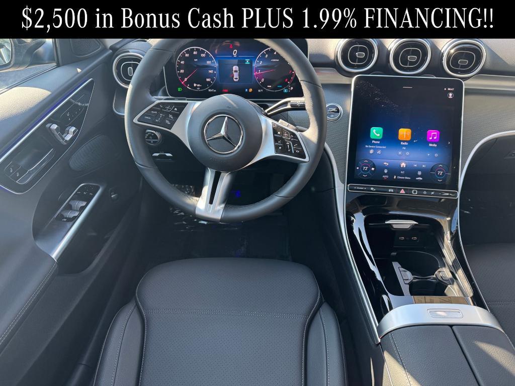 new 2025 Mercedes-Benz C-Class car, priced at $52,050