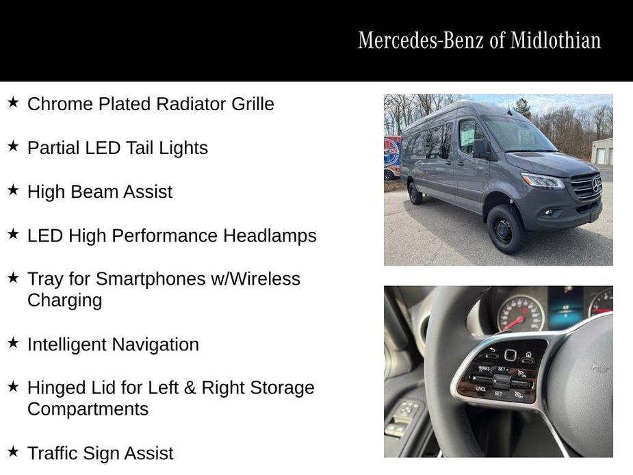 new 2024 Mercedes-Benz Sprinter 2500 car, priced at $79,628