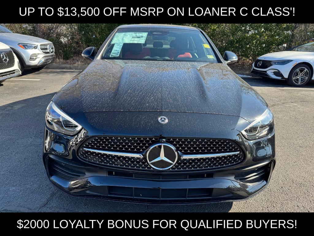 new 2025 Mercedes-Benz C-Class car, priced at $48,500