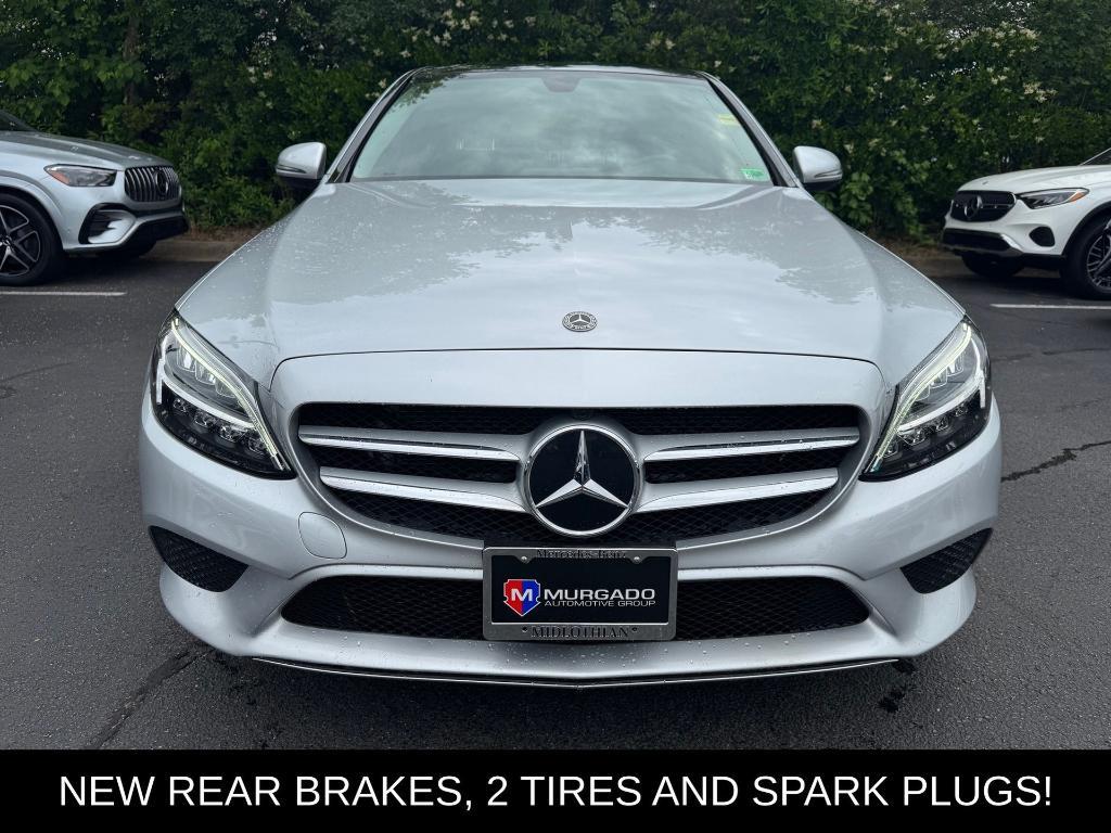 used 2021 Mercedes-Benz C-Class car, priced at $30,000