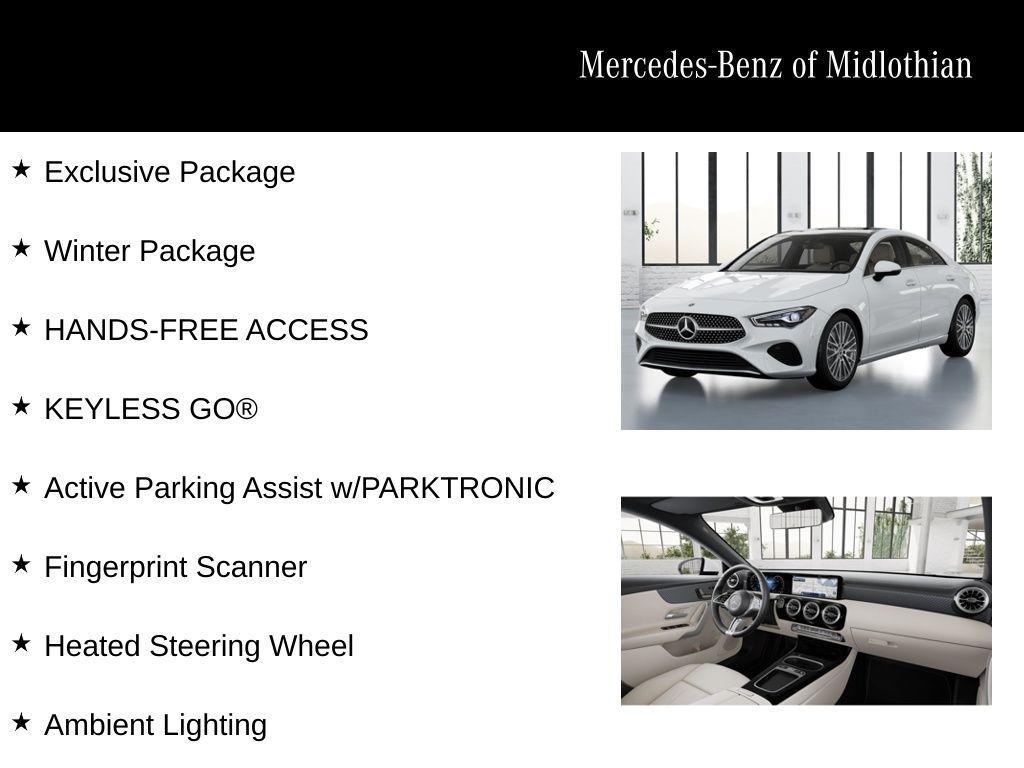 new 2026 Mercedes-Benz CLA 250 car, priced at $49,150