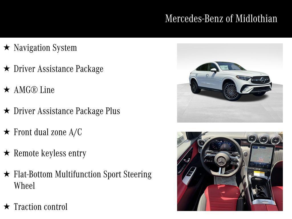 new 2025 Mercedes-Benz GLC 300 car, priced at $67,640