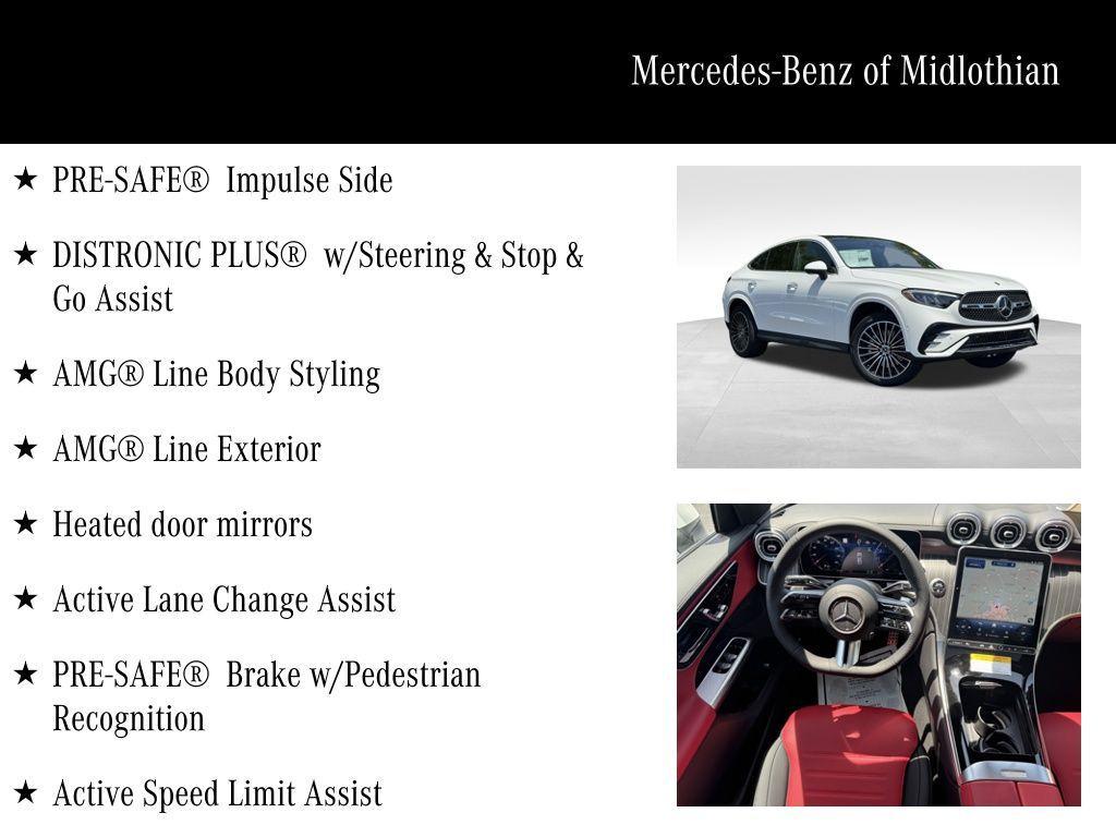 new 2025 Mercedes-Benz GLC 300 car, priced at $67,640