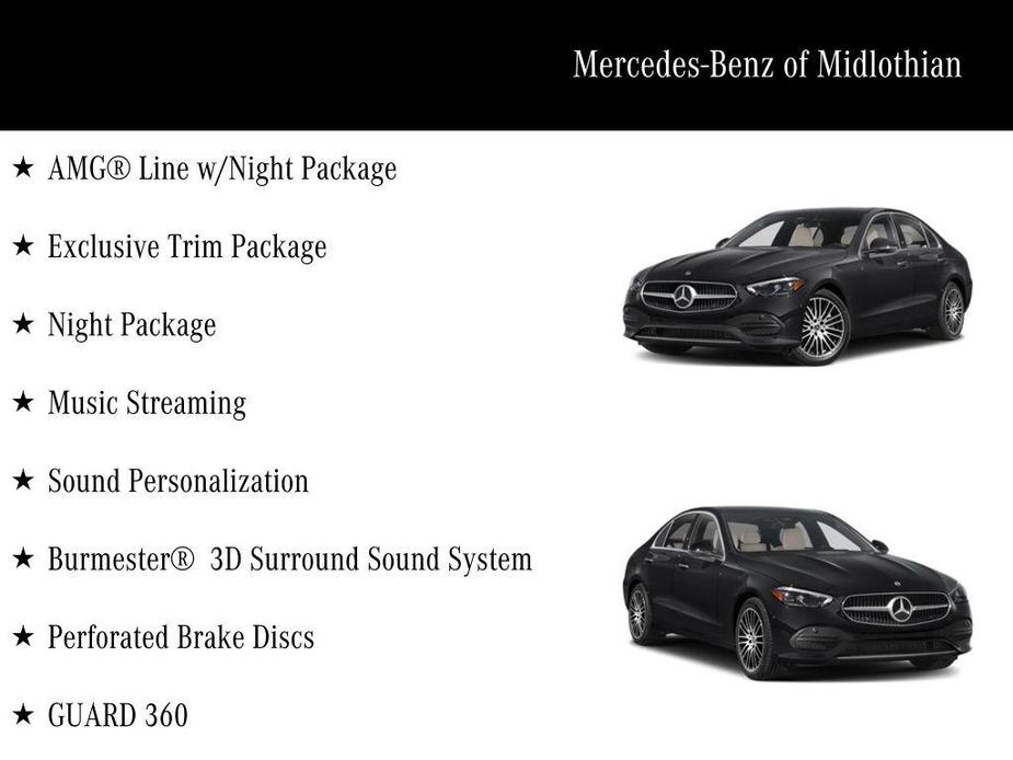 used 2024 Mercedes-Benz C-Class car, priced at $43,331