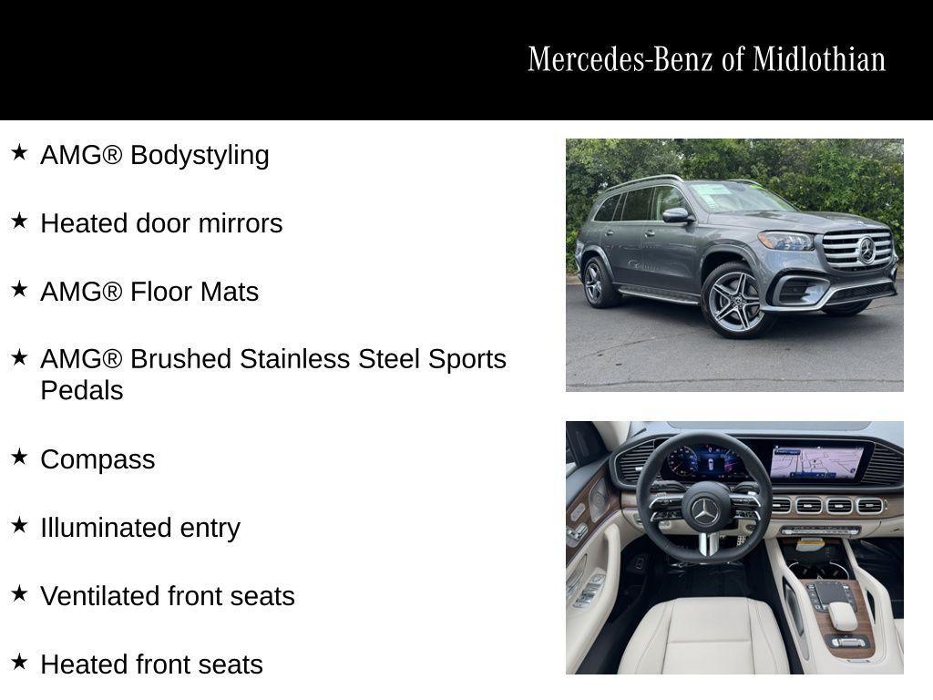 new 2025 Mercedes-Benz GLS 450 car, priced at $95,685