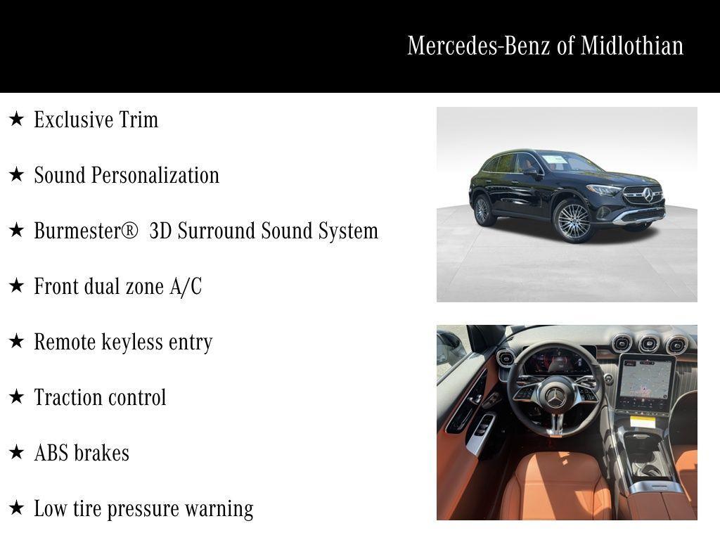 new 2025 Mercedes-Benz GLC 300 car, priced at $57,820