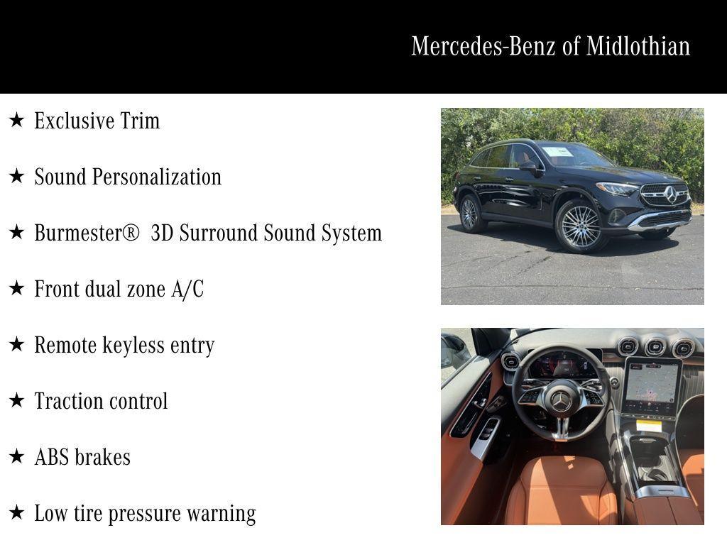 new 2025 Mercedes-Benz GLC 300 car, priced at $57,820