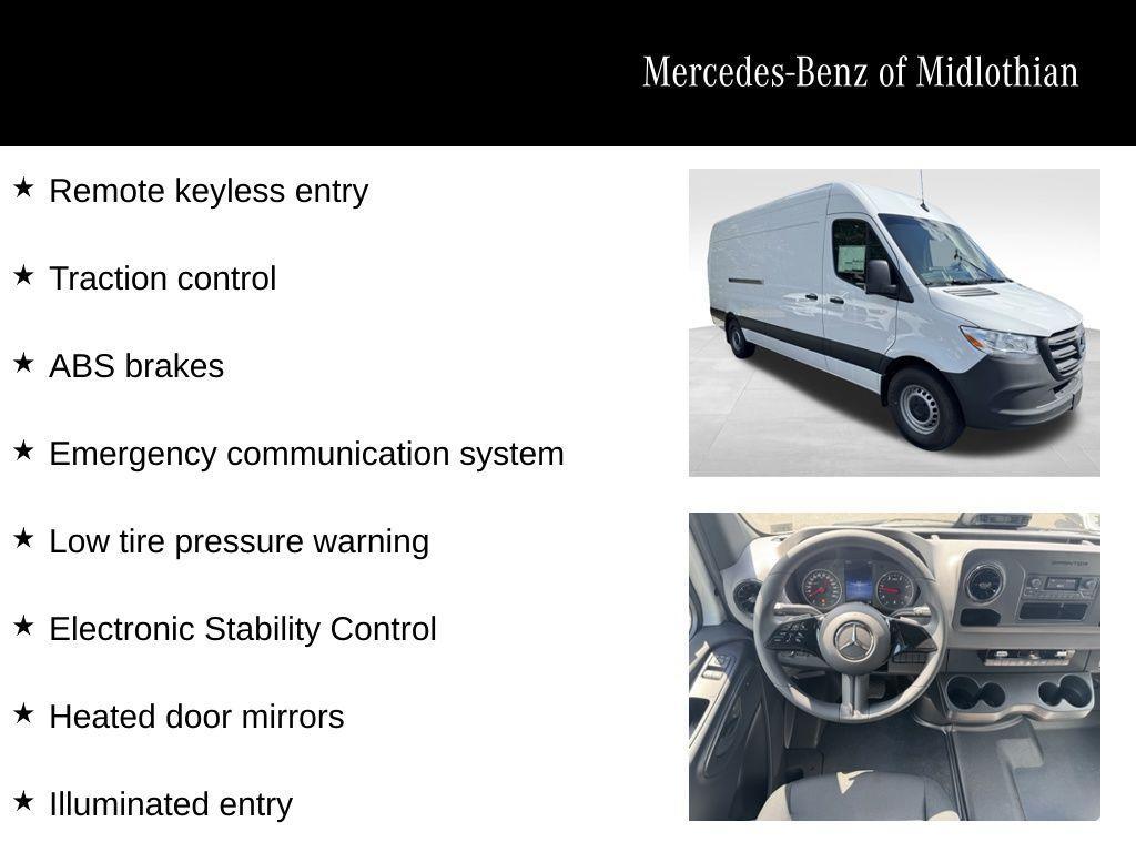 new 2025 Mercedes-Benz Sprinter 2500 car, priced at $57,798