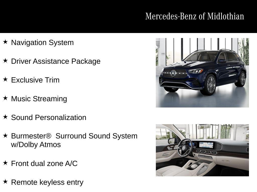 new 2026 Mercedes-Benz GLE 450 car, priced at $87,825