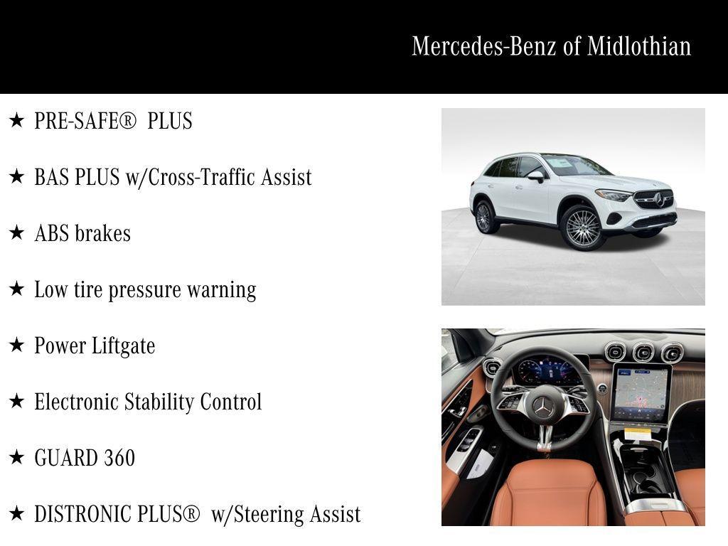 new 2025 Mercedes-Benz GLC 300 car, priced at $59,570