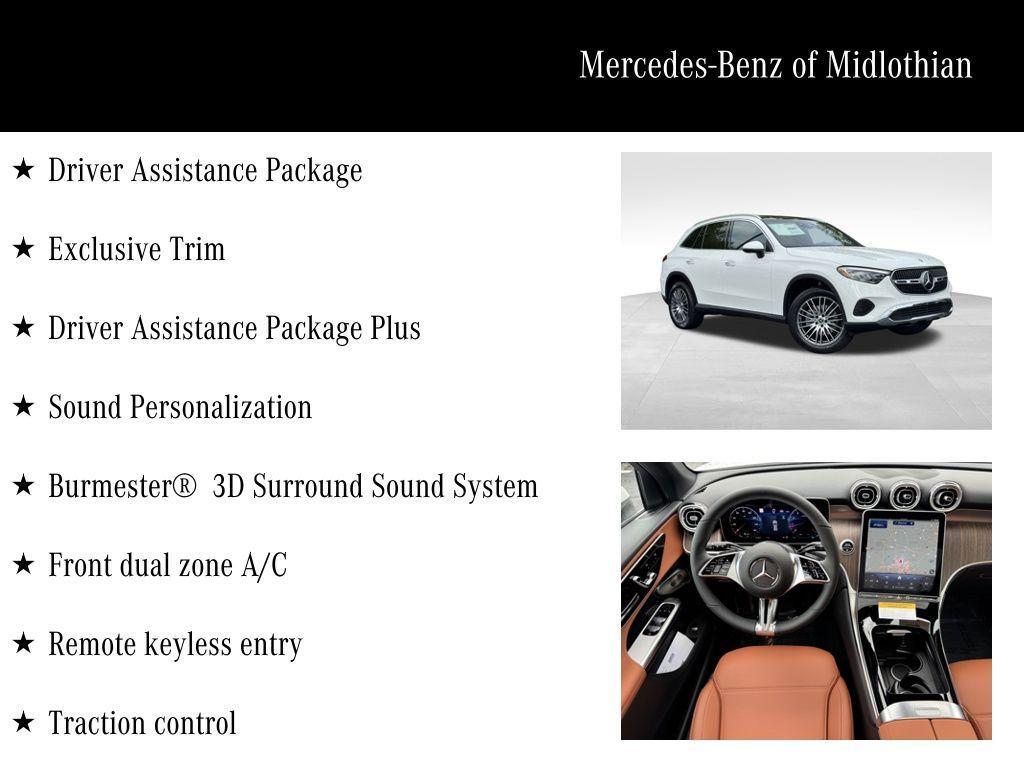 new 2025 Mercedes-Benz GLC 300 car, priced at $59,570