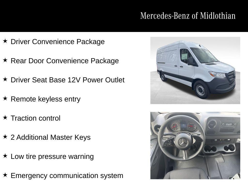 new 2025 Mercedes-Benz Sprinter 2500 car, priced at $62,373