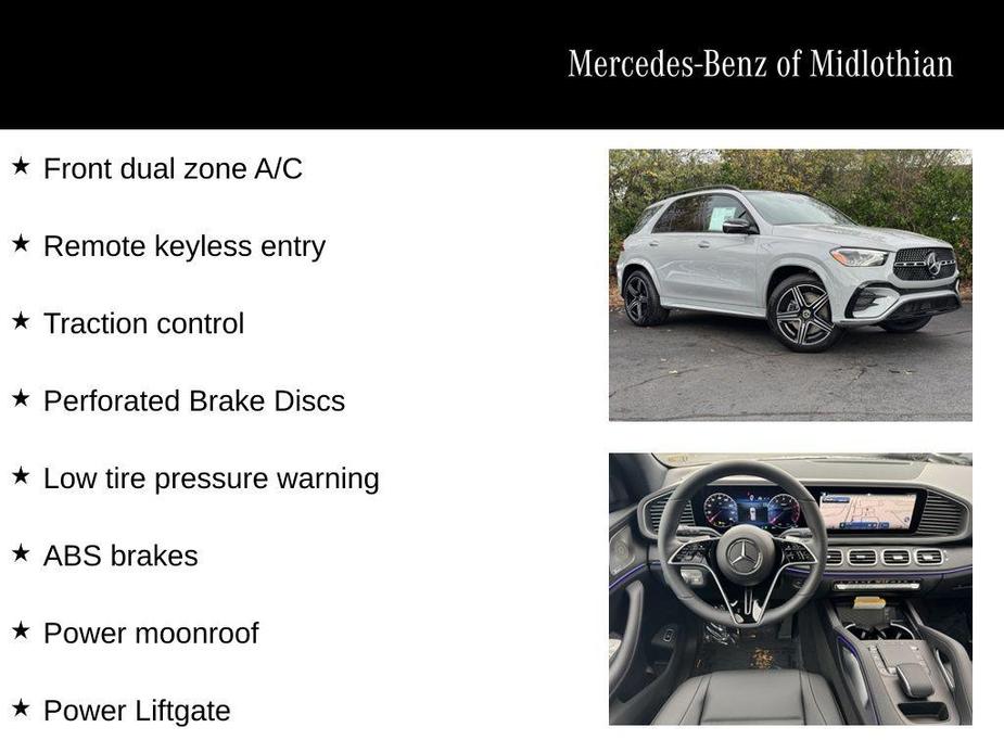 new 2025 Mercedes-Benz GLE 450 car, priced at $84,750