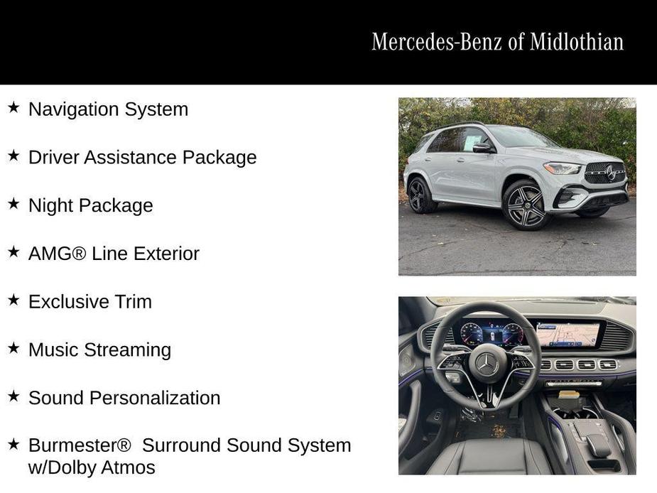 new 2025 Mercedes-Benz GLE 450 car, priced at $84,750